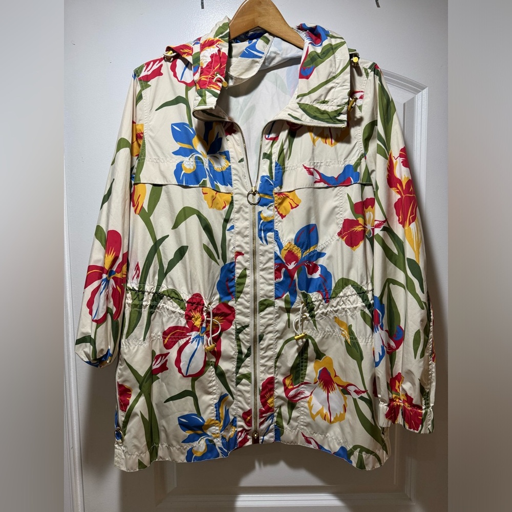 Tory Burch painted iris amanda Jacket